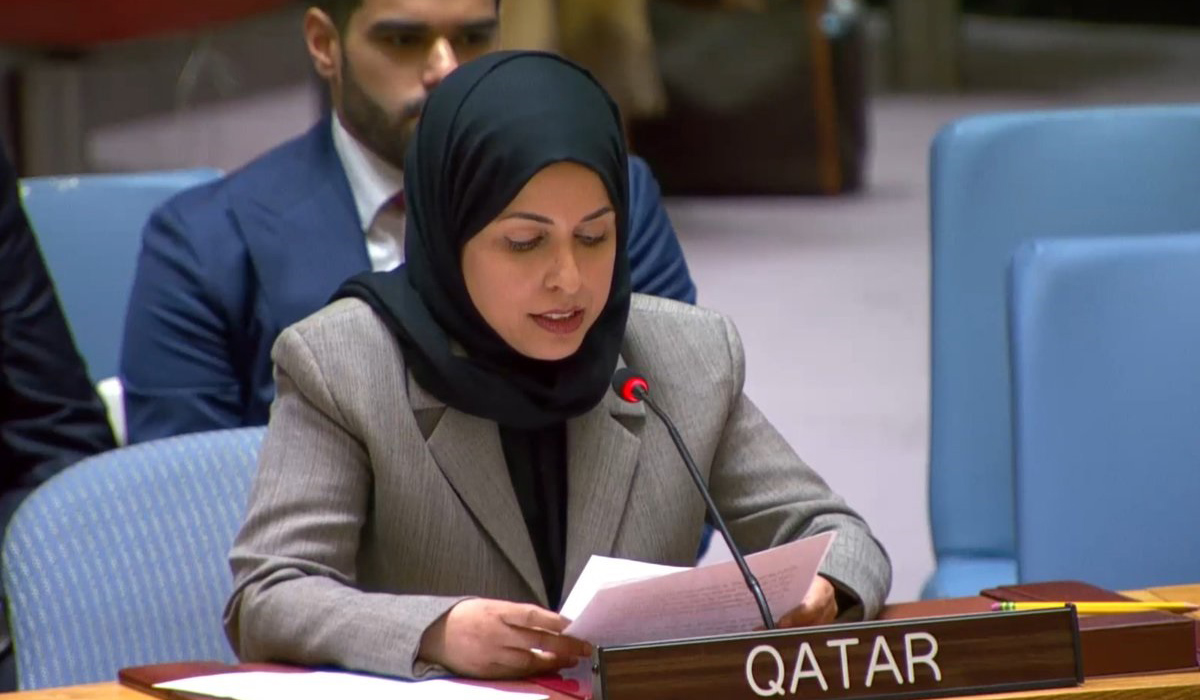 Qatar Stresses Importance of Guaranteeing an Independent Palestinian State Via a Two-State Solution